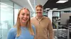 Karen Hompland og Per Olav Broback hadde ingen erfaring med no-code før de startet som sommervikarer i Genus. Etter én uke fikk de tildelt en kunde og et reelt oppdrag.