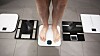 Fra venstre Garmin Index S2 Smart Scale, Soehnle Shape Sense Connect 50, Fitbit Aria Air, Beurer BF 720 og Withings Body Cardio.