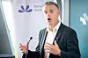 NVE-direktør Kjetil Lund viser til datasentrene som jokeren i kraftsystemet. Foto: Eirik Helland Urke