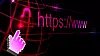 https protected web page on black