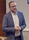 Svenn Richard Andersen er partner- og næringslivskoordinator ved Nasjonalt cybersikkerhetssenter (NCSC) i NSM. Skjermbilde: Digi fulgte frokostseminaret til Netsecurity