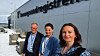 Brønnøysundsregistrenes direktør Lars Peder Brekk, leder for Digital Norway Liv Dingsør og Brønnøysundsregistrenes kommunikasjonsdirektør Kristine Aasen etter at samarbeidsavtalen ble underskrevet.