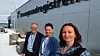 Brønnøysundsregistrenes direktør Lars Peder Brekk, leder for Digital Norway Liv Dingsør og Brønnøysundsregistrenes kommunikasjonsdirektør Kristine Aasen etter at samarbeidsavtalen ble underskrevet.