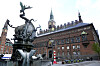 Rådhuset i København kommune, hvor man har droppet en omfattende migrering til Microsofts cloud.