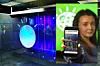 Watson-systemet er drivkraften bak den nye IBM Watson Trend-appen, som her vises fram av Hannah Egan i IBM.