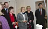 Regjeringen møtte mannsterke opp hos Opera. (Fra v.) Trond Giske, Rigmor Aasrud, Liv Signe Navarsete, Kristin Halvorsen og statsminister Jens Stoltenberg.