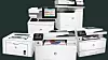 Mange HP Laserjet-produkter er blant skriverne som er berørt av sårbarhetene omtalt i saken, men det gjelder ikke nødvendigvis modellene på bildet.