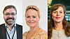Fra venstre: Knut Aarbakke, forhandlingsleder i Nito, Katrine Olsson, rådgiver i Tekna privat og Birgit Abrahamsen, advokat og direktør for arbeidsrett og HMS i Abelia.