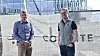 John Markus Lervik (til venstre) og Andreas Prøsch i Cognite gleder seg til å flytte inn i nytt bygg i Aker-kvartalet på Fornebu. Foto: Gunhild Haugnes