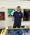 Thomas legger ikke skjul på at han selv er brettspill- og rollespillentusiast. Foto: Sana Ludo