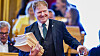 Kommunal- og distriktsministerer Sigbjørn Gjelsvik (Sp) har med seg norske synspunkter i bagasjen til IGF-konferansen i Kyoto. Bildet er tatt under en spørretime i Stortinget tidligere i år.