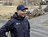 Forretningsutvikler Henning Huuse i Telia Norge fotografert i Finnset i Eikesdal, der selskapet testet en mobil basestasjon.Norsk Folkehjelp NessetHenning Huuse, Telia. Foto: Bjørn Magne Øverås