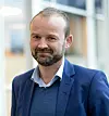 Nicolay Moulin, administrerende direktør i Sikri AS. Selskapet er det nye programvarehuset som 1. januar i år overtok saks- og arkivsystemene til Evry, noe som inkluderte hundre ansatte. Foto: Presse