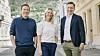 Her er den nye ledertrioen i Sopra Sterias nye Bergen-avdeling. Fra venstre: Hans-Petter Ulstein, daglig leder og leder for Application Services, Design og Marketing, Birte Aarestrup, leder for Digital Platform Services og Ruben Nøttveit, leder for Business Consulting.
