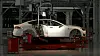 Bilde fra Teslafabrikken i Fremont, i California.