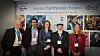 DSB har blitt medlem av Global Certification Forum (GCF) som operatør for samfunnskritisk kommunikasjon. Fra venstre: Hans Petter Naper DSB, Asif Hamidullah GCF, Eline Palm Paxal DSB, Lars Nielsen GCF og Nina Myren DSB. Foto: DSB