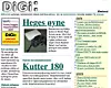 Slik så digi.no ut i «gamle dager». Foto: Skjermdump