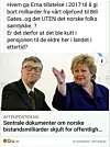 Slik har mange delt påstanden på Facebook. Foto: Skjermdump fra Facebook