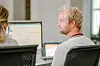 Dignios løsning er et nettbrett for pasienten og en web-applikasjon for sykepleiere. Slik kan pleieren lese av målinger fra pasienten og ha en dialog – gjerne på video, om pasienten ønsker det. Foto: Dignio