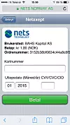 Betale: SMS-en henviser til en nettside hvor man kan betale direkte. Foto: BAHS Kapital
