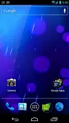 Standard hjemmeskjerm i Android 4.0 Bilde: Google