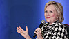 Hillary Clinton fra da hun besøkte Handelshøyskolen BI tidligere i år.