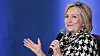 Hillary Clinton fra da hun besøkte Handelshøyskolen BI tidligere i år.