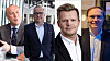 Fra venstre: Administrerende direktør Kjell Rusti i Sopra Steria Skandinavia, norgessjef Geir Arne Olsen i Netcompany, kommunikasjonsdirektør Christian Brosstad i Atea og norgessjef Jens Middborg i Capgemini.