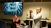 Fra lanseringen av Helseplattformen. Den nye IT-løsningen lanseres trolig ikke ved flere sykehus med det første.