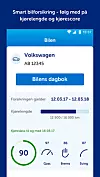 Spinn-appen til Sparebank 1 Forsikring forteller om bilen har blitt kjørt med flyt eller med mye brå bevegelser.