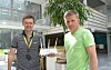 Domos ble startet opp i 2013 fordi disse to «irriterte seg grønne over dårlig programvare i hjemmerutere»: gründerne (fra v.) Olav Nedrelid og Bent Erik Skaug.