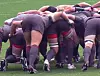 Utviklingsmetodikken Scrum har hentet navnet fra en oppstilling i Rugby. Foto: Manuel, lisens: cc-by-sa-2.0