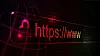 Webinnhold levert fra nettsteder med domene under .app, kan kun overføres med HTTPS.