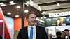 Ice-sjef Eivind Helgaker på den norske paviljongen under Mobile World Congress i Barcelona denne uken. Foto: Håvard Fossen