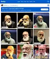 Pimeyes fant både vårt bilde av James Randi og en rekke andre. Foto: Are Thunes Samsonsen/Pimeyes