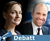 Liv Freihow, direktør næringspolitikk, IKT-Norge, og Ivar Slengesol, direktør strategi og forretningsutvikling, Eksportkreditt Norge. Foto: IKT-Norge / Eksportkreditt