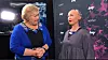 Roboten Sophia møtte mandag statsminister Solberg på teknologikonferansen Evry Insight i Oslo.