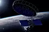 Slik skal de nye satellittene som SSTL bygger for Space Norway ,se ut. Selskapene mener de har klart å kombinere hittil uoppnåelige egenskaper og at de nye satellittene vil revolusjonere havovervåkningen når de skytes opp fra 2027.