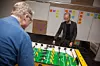 SKAL VOKSE: Nærmere 500 av Knowit sine 1900 nordiske IT-konsulenter jobber i Norge. Nå skal selskapet rekruttere ytterligere 145 teknologer. Rekrutteringsansvarlig (fra v.) Atle Rovik og chief operating officer Petter Hellevik tror begge at det skal la seg gjøre.