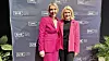 Cecilia Flatum fra Deloitte og Kristine Dahl Steidel fra Microsoft, under She-konferansen. Foto: Gabrielle Graatrud