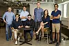 Grunnleggerne av Atlantic Quantum: Jonas Bylander, Tim Menke, Youngkyu Sung, William Oliver, Simon Gustavsson, Shereen Shermak og Bharath Kannan. Selskapet ble kjøpt opp av Google i høst. Foto: Atlantic Quantum