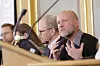Petter Bae Brandtzæg sparte ikke på kruttet da han snakke om hva han tror KI vil gjøre med internett. Foto: Arash A. Nejad