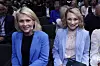 Kristine Dahl Seidel sammen med digitaliserings- og forvaltningsminister Karianne Oldernes Tung (Ap). Sistnevnte har ansvaret for IKT- og forvaltningspolitikken i Norge. Foto: Arash A. Nejad