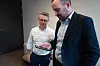 James Lyons og Kjartan Sverdrup Dall-Larsen i Tiktok, som denne uken åpnet opp for spørsmål i lokalene til Tiktok Norge sentralt i Oslo.