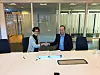 Nav ved HR-direktør Inger Johann Stokke signerte kontrakten med Acos-sjef Bent-Inge Storheim på fredag.