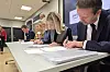 AWS, Google Cloud, IBM og Oracle Norge signerte rammeavtalen verdt inntil ti milliarder hos DFØ i fjor sommer.