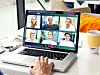 Slik kan en videochat se ut.