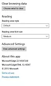 About-boksen i framtidig utgave av Microsoft Edge
