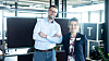 Senioringeniør Lars Rypestøl i Nkom sammen med underdirektør Sidsel Huse som leder 5G-industriforum for Nkom.