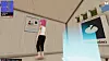 Det nye kontoret er sparsommelig innredet. Skjermbilde: Decentraland